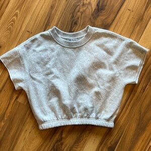 Women’s DSG grey short sleeve sweatshirt size small